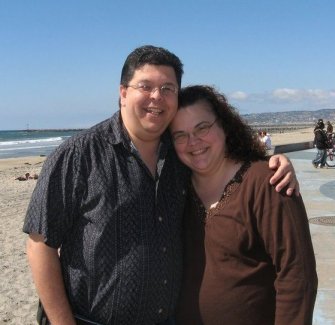 Richard and Patty at Dog Beach April 2011